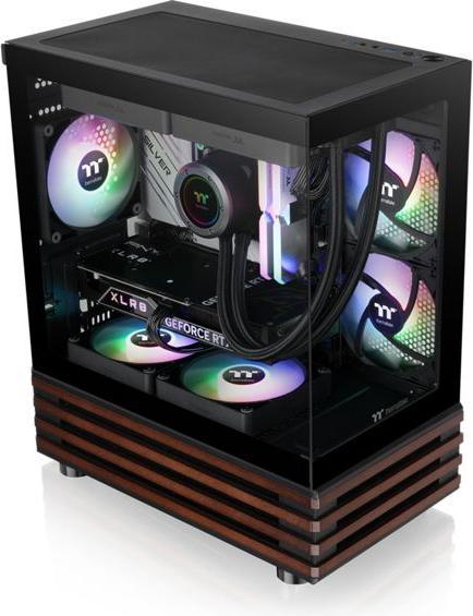 Actual product image Thermaltake Geh View 170 WS Midi Tower "ARGB" Black retail (mATX, Mini-ITX)