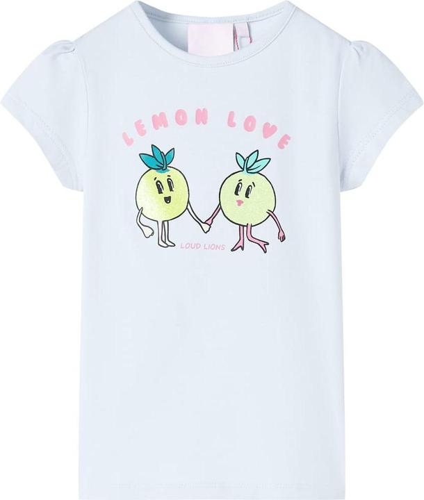 Immagine prodotto VidaXL T-shirt da bambino azzurro 140,Materiale: 95 % cotone. 5 (140)