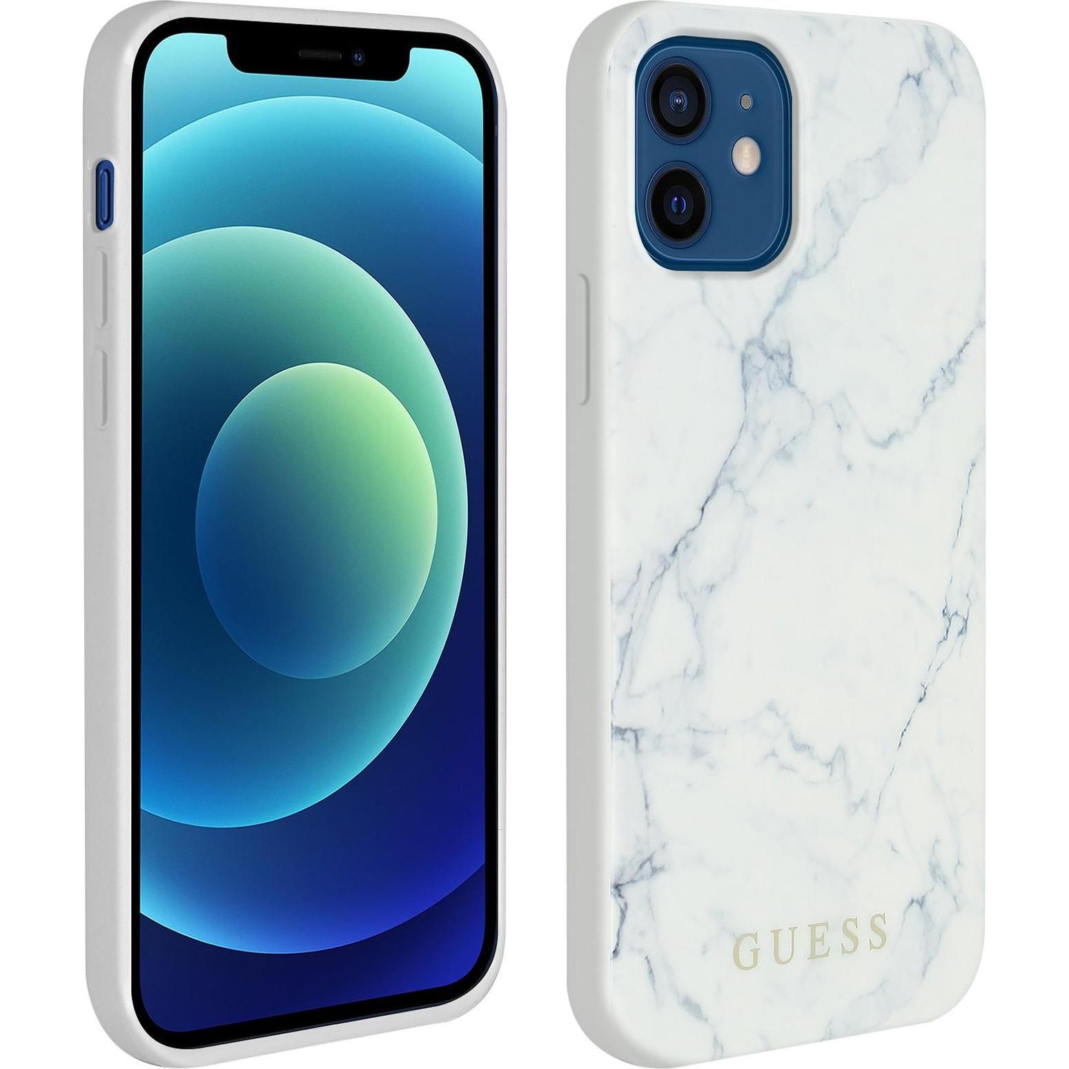 Thumbnail - Guess Hard Cover Marble (Apple iPhone 12 mini), Smartphone Hülle, Weiss