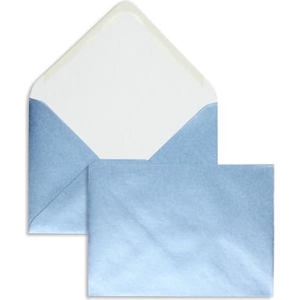 Blanke, Briefumschlag, Briefumschläge 133x184mm 100g/qm gummiert VE=100 Stück eisblau (100 x)