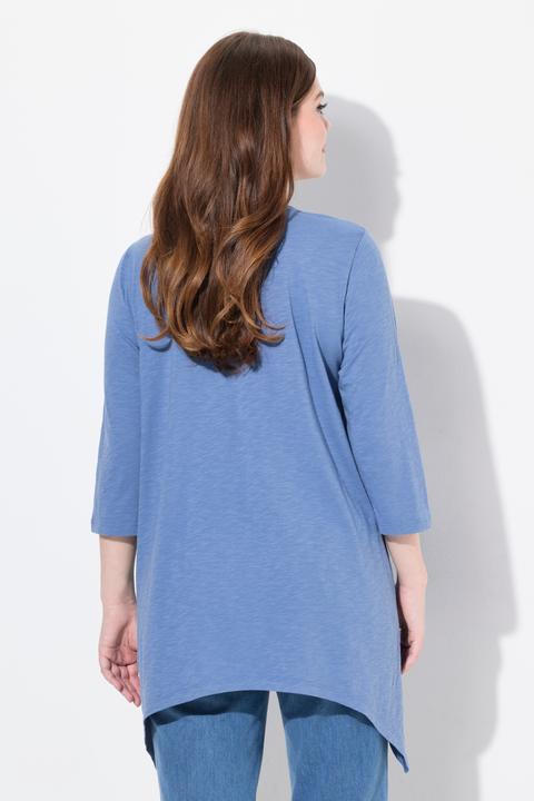 Produktbild Ulla Popken Shirt, 3D-Blüten, Rundhals, 3/4-Arm (50, 52)