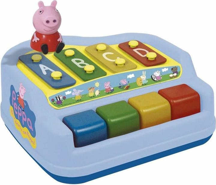 Actual product image Peppa Pig Xylophone plastic for children figure 20 x 15 x 15 cm (Spanish, French, English, Portuguese)