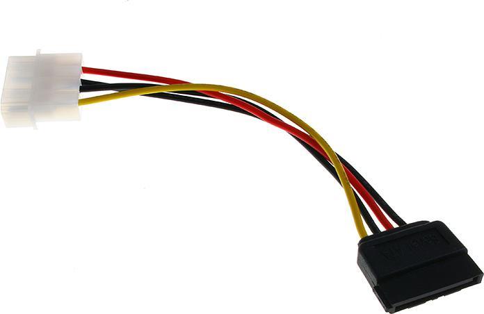 Produktbild Aquatuning Strom/SATA Kabel (15 cm, 15 pin S-ATA, 4 pin Molex)