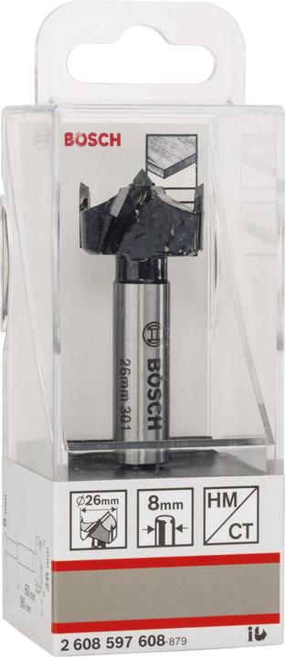Produktbild Bosch Professional Zubehör Kunstbohrer HM, 26 x 90 mm, d 8 mm (8 mm)