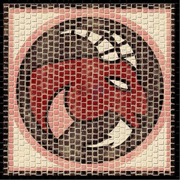 Produktbild Block Cuit. Keramik Stein Mosaik - Sternzeichen Steinbock (21 x 21 cm)