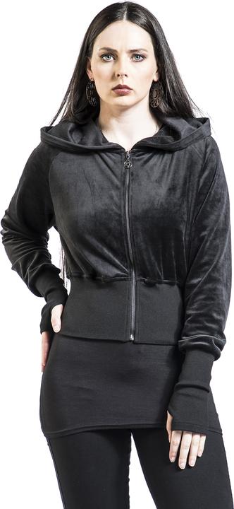 Produktbild Gothicana by EMP Weiche Nicki Kapuzenjacke (S)