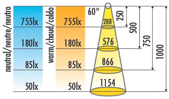 Actual product image Halemeier LED recessed/mounted lights EcoPower Flood 12 V (88 lm)