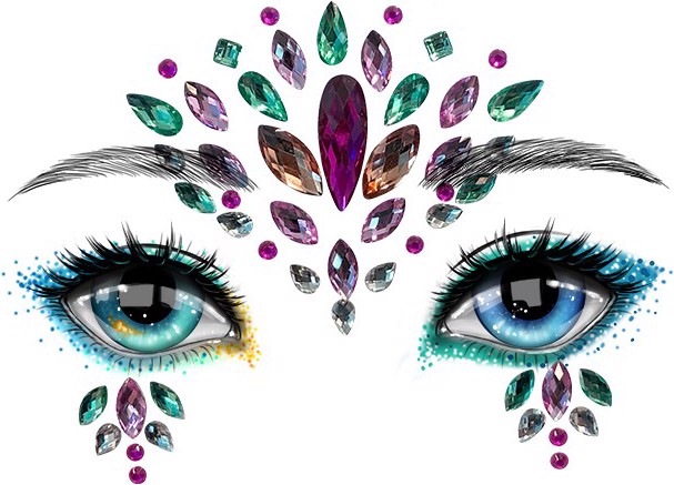 Produktbild I'm a Girly I'm a Stylist Face Gems Paradise