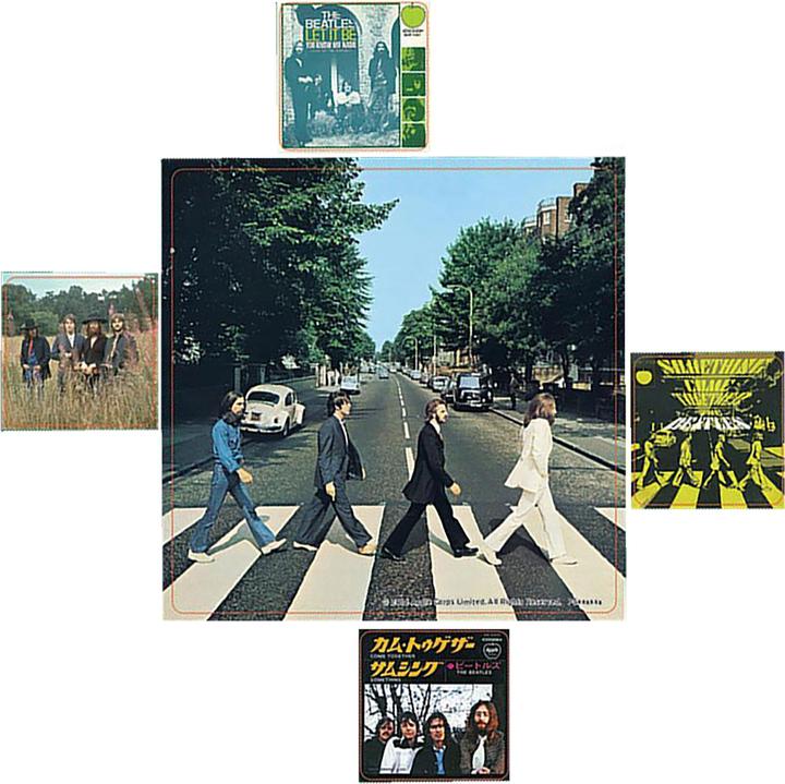 Produktbild Abbey Road Aufkleber 5Erpack Set Vinyl