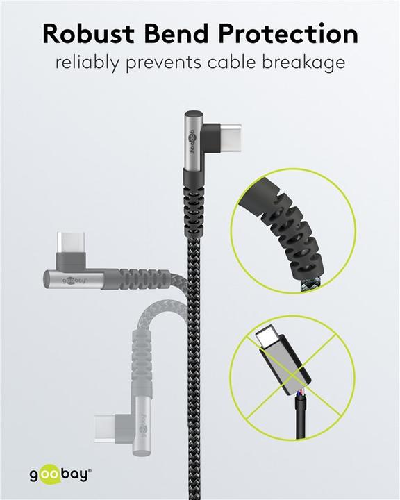 Image du produit Goobay USB C - USB C (0.50 m, USB 2.0, 20 W)