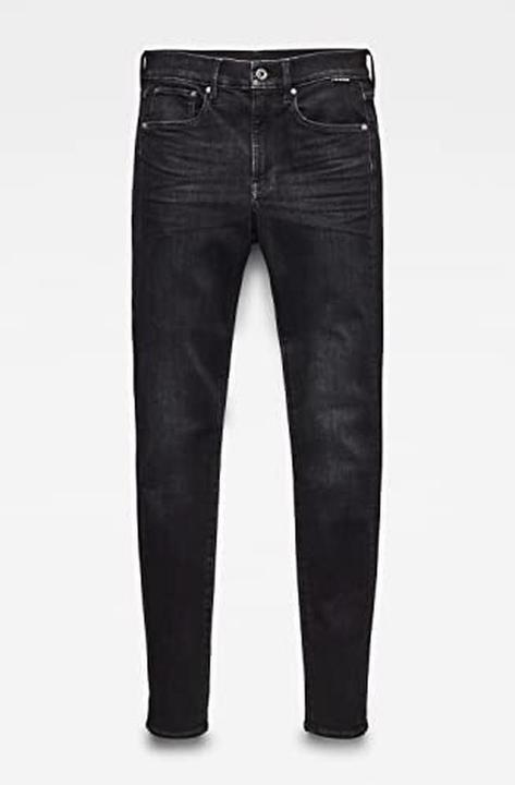 Actual product image G-Star 3301 High Skinny Jeans Superstretch worn in coal (W30/L34)