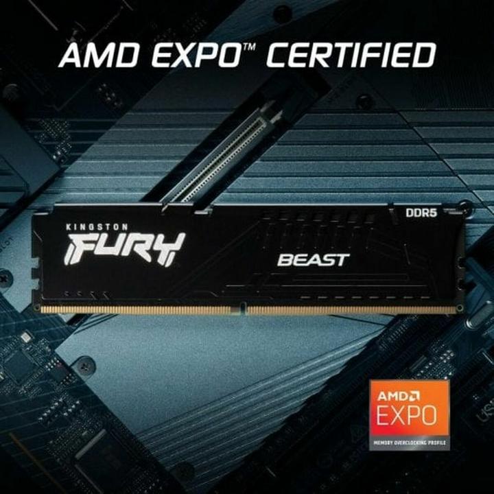 Image du produit Kingston 64GB DDR5 6000MT/S CL30 DIMM (2 x 32GB, RAM DDR5, DIMM)