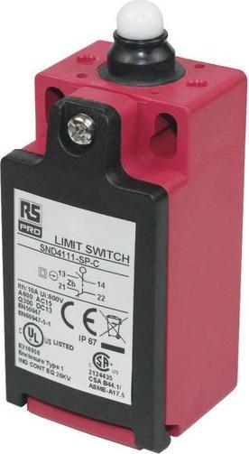 RS PRO Switch limit safety plunger