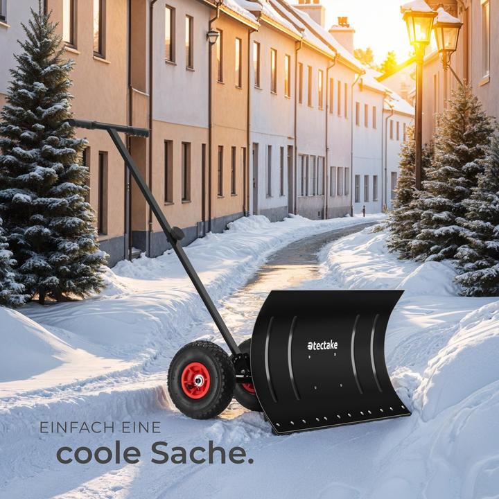 Image du produit tectake Schneeschaufel Muttler, ergonomisch, Luftreifen mit Profil