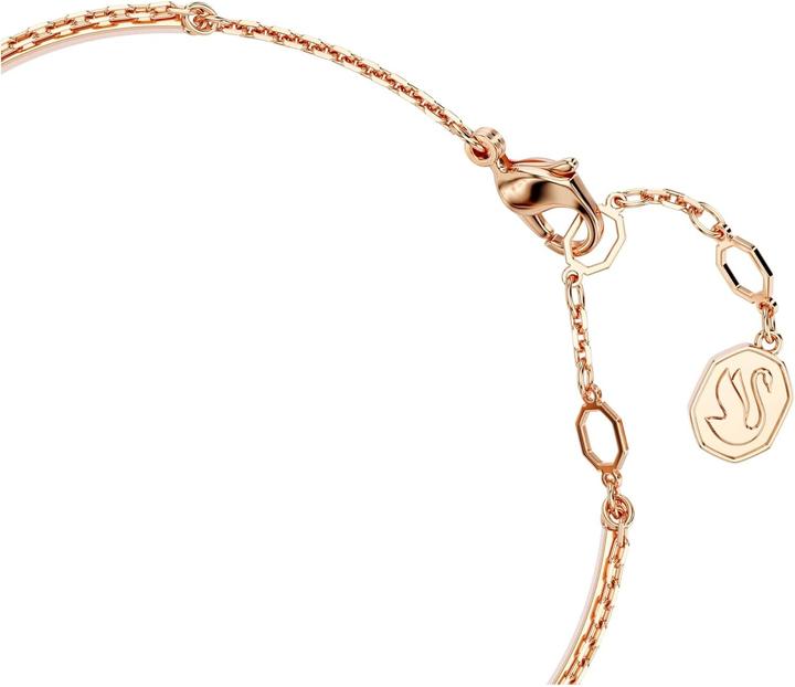 Actual product image Swarovski Iconic Swan Bangle Swan Black Rose Gold (Swarovski Metal)