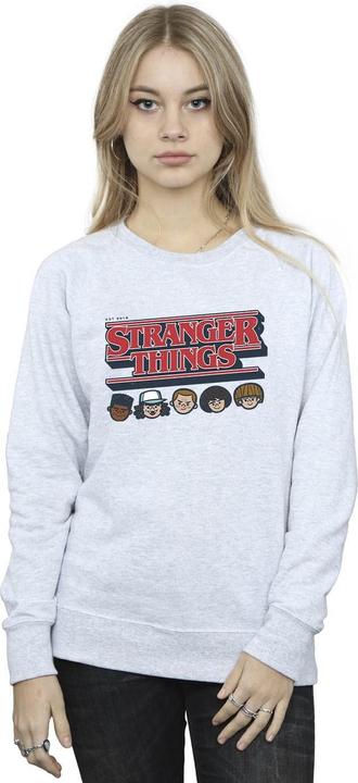 Produktbild Netflix Stranger Things Caricature Logo Sweatshirt (M)