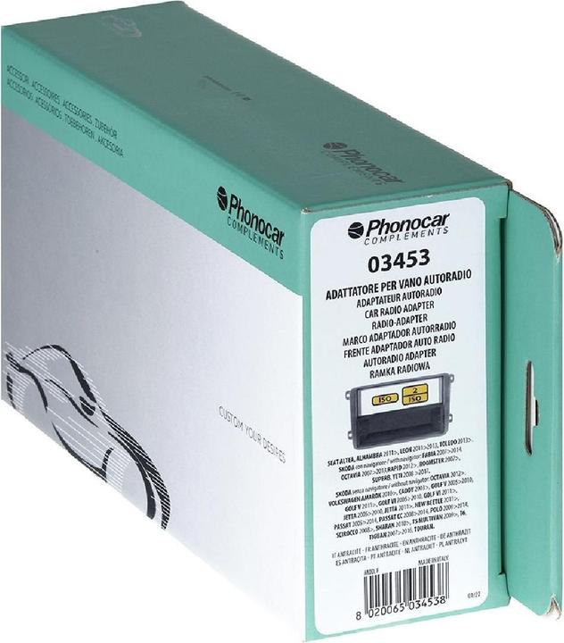 Actual product image Phonocar Radio panel anthracite Seat, Skoda, VW