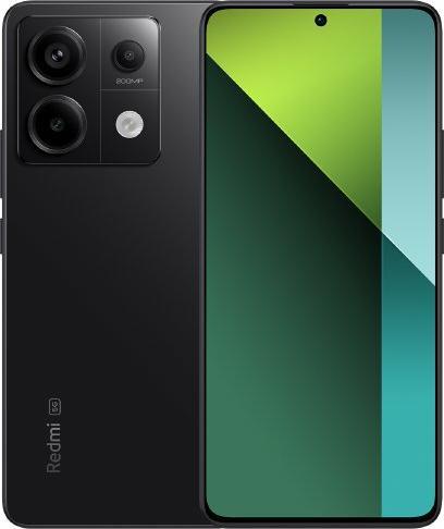 Actual product image Xiaomi Redmi Note 13 Pro 5G (256 GB, Midnight Black, 6.65", Dual SIM, 5G)