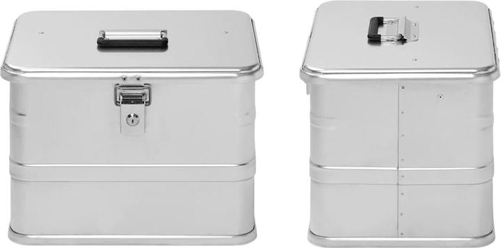 Image du produit ProPlus Coffre moto en aluminium avec couvercle et serrure cylindrique Top Case 35L (35 l)