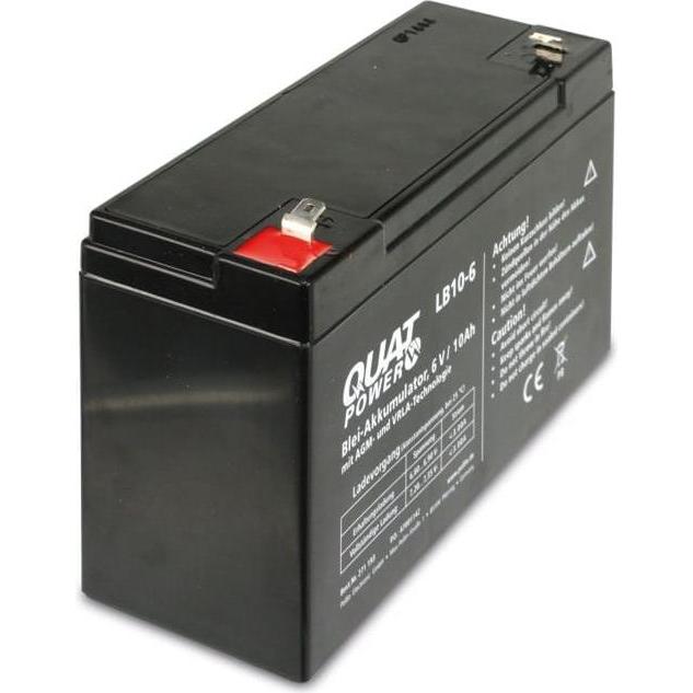 Thumbnail - QuatPower, Versorgungsbatterie, Blei-Akkumulator LB10-6, 6 V-/10 Ah (6 V)