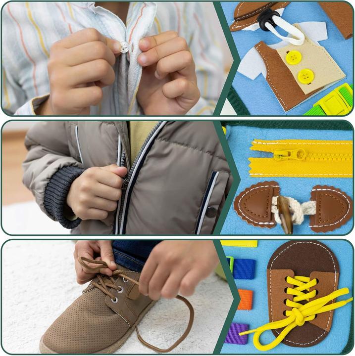 Image du produit Bonnyco Busy Board en feutre pour enfants