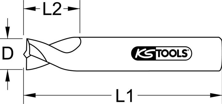 Actual product image KS Tools Carbide weld spot drill (Ø 8.0 mm)