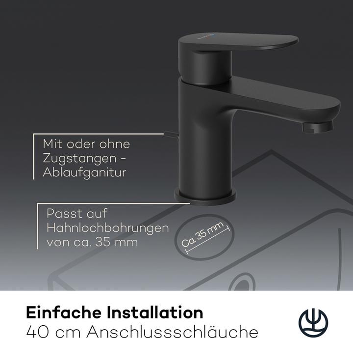 Productafbeelding Kludi X1 Waschtischarmatur, Grösse M, ohne Ablaufgarnitur