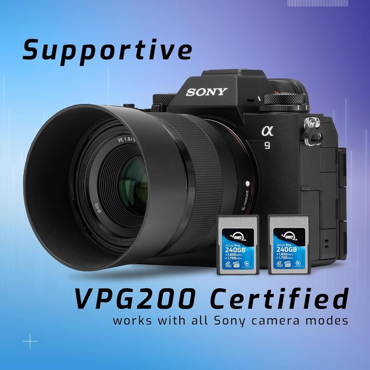 Produktbild OWC Atlas Pro Cfexpress 240GB Type A Cards - VPG 200 CFX A to B (240 GB, CFexpress Typ A)