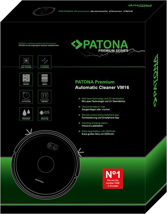 Immagine prodotto Patona VM16 premium (Robot aspirapolvere)