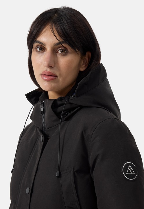 Produktbild Cash-Mere Daunenparka Mantel mit Kapuze und Kaschmirfutter (S)