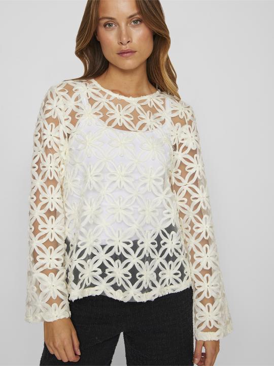 Actual product image Vila Round neck top with long sleeves (38)