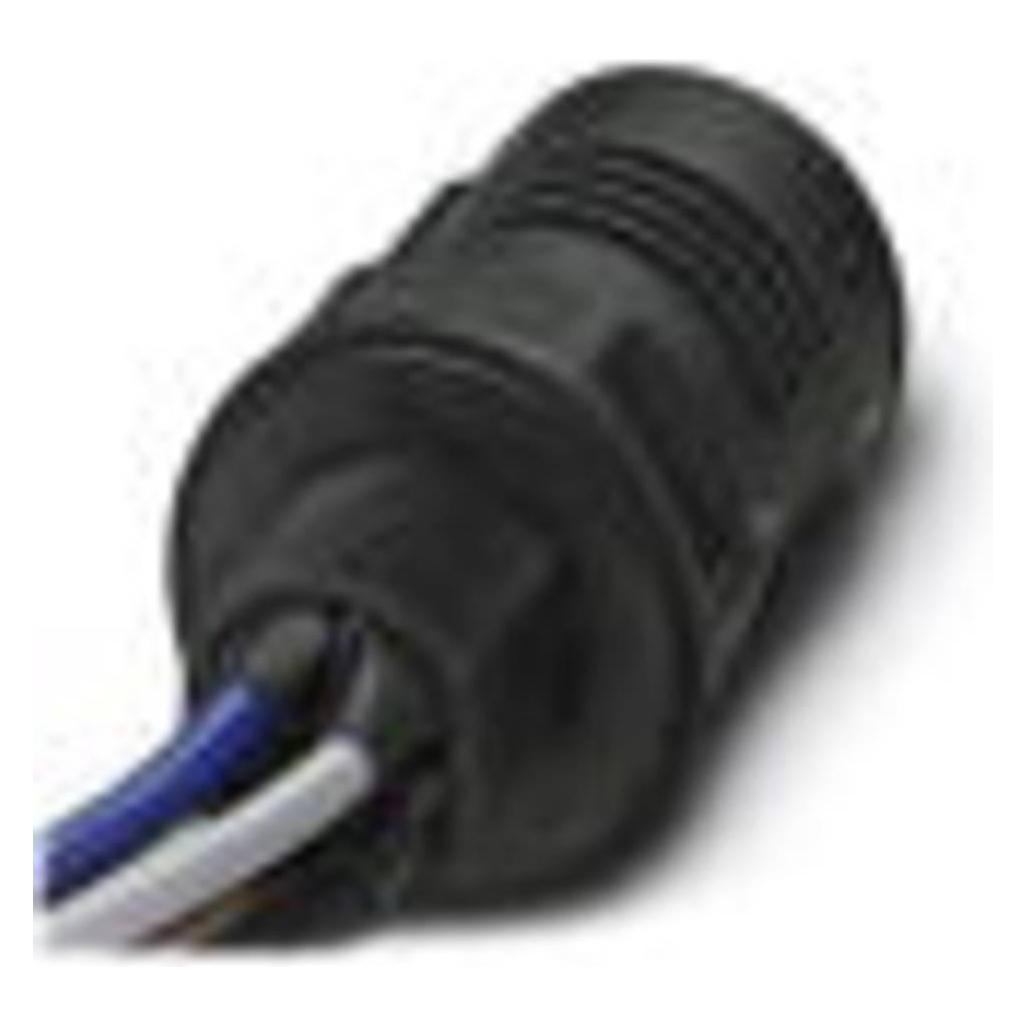 Phoenix Wanddurchführung QPDW4PE2,5M20 0,5 BK, Elektronikkabel + Stecker, Schwarz