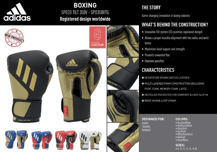 Produktbild adidas Speed Tilt 350V (14 OZ, One Size)