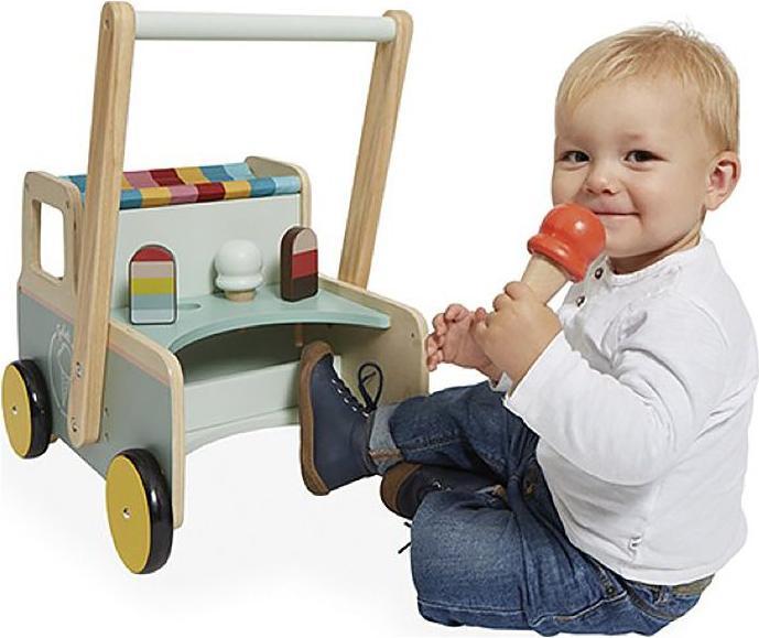 Produktbild Janod Lauflernwagen Eismarktwagen