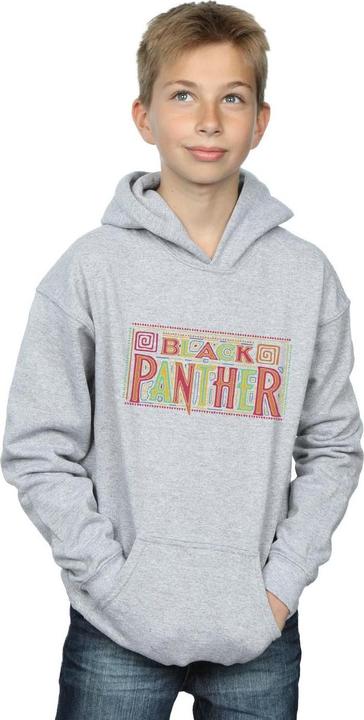 Produktbild Black Panther Tribal Logo Kapuzenpullover Jungen (140, 146)