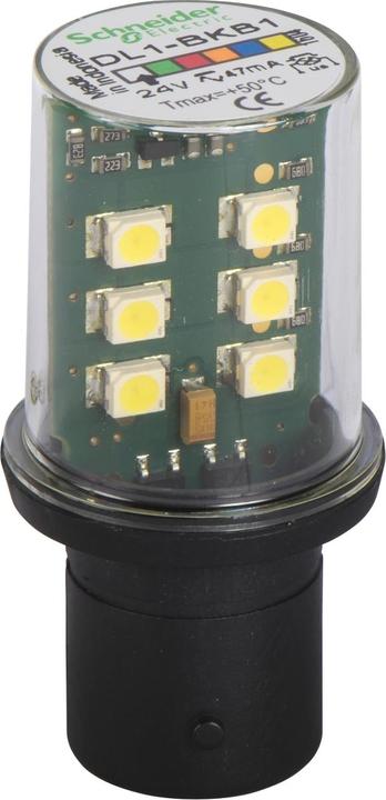 Produktbild Schneider Electric Blinklicht LED-Modul 24V AC/DC weiß