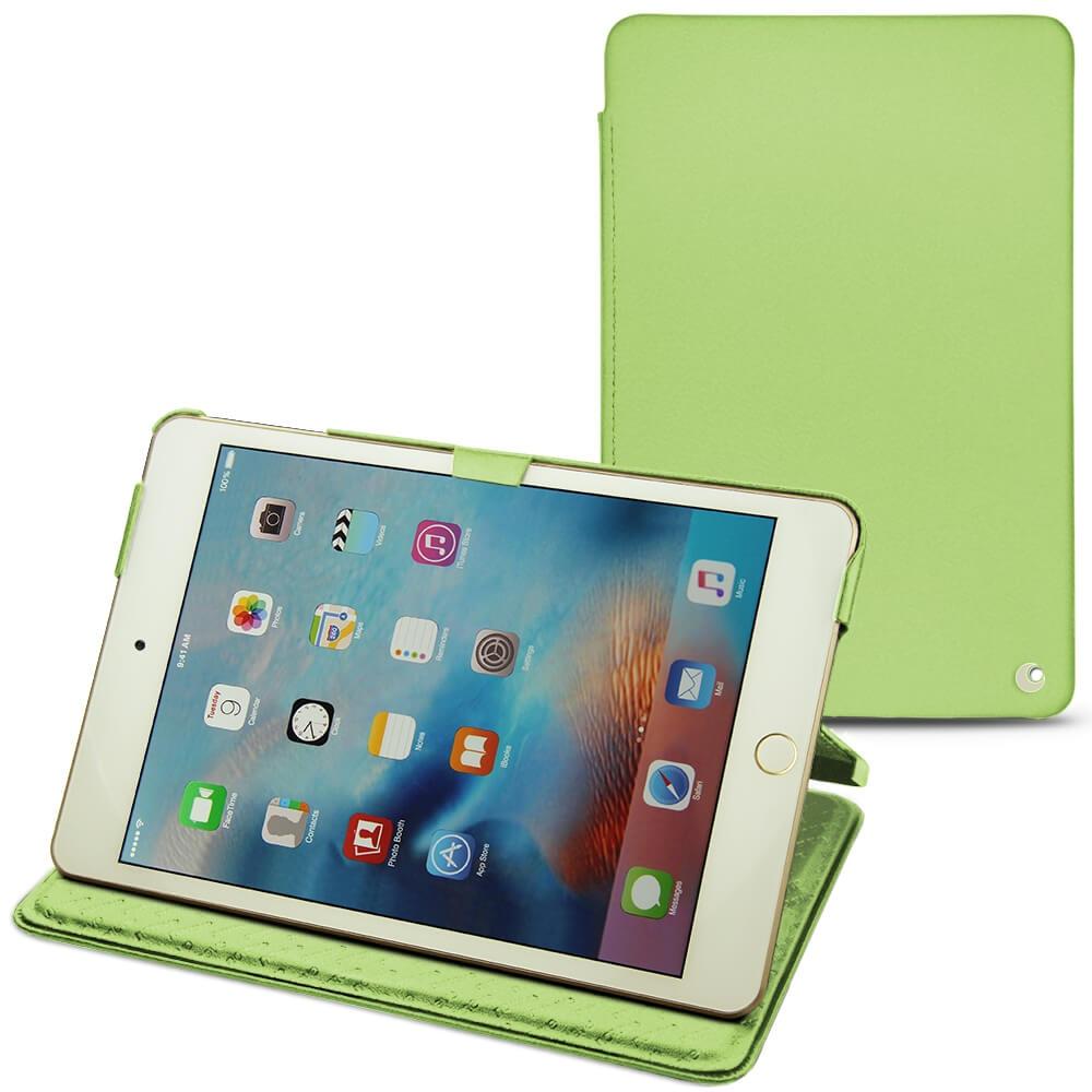 Noreve Lederschutzhülle horizontal (IPad Mini 4), Tablet Hülle, Grün