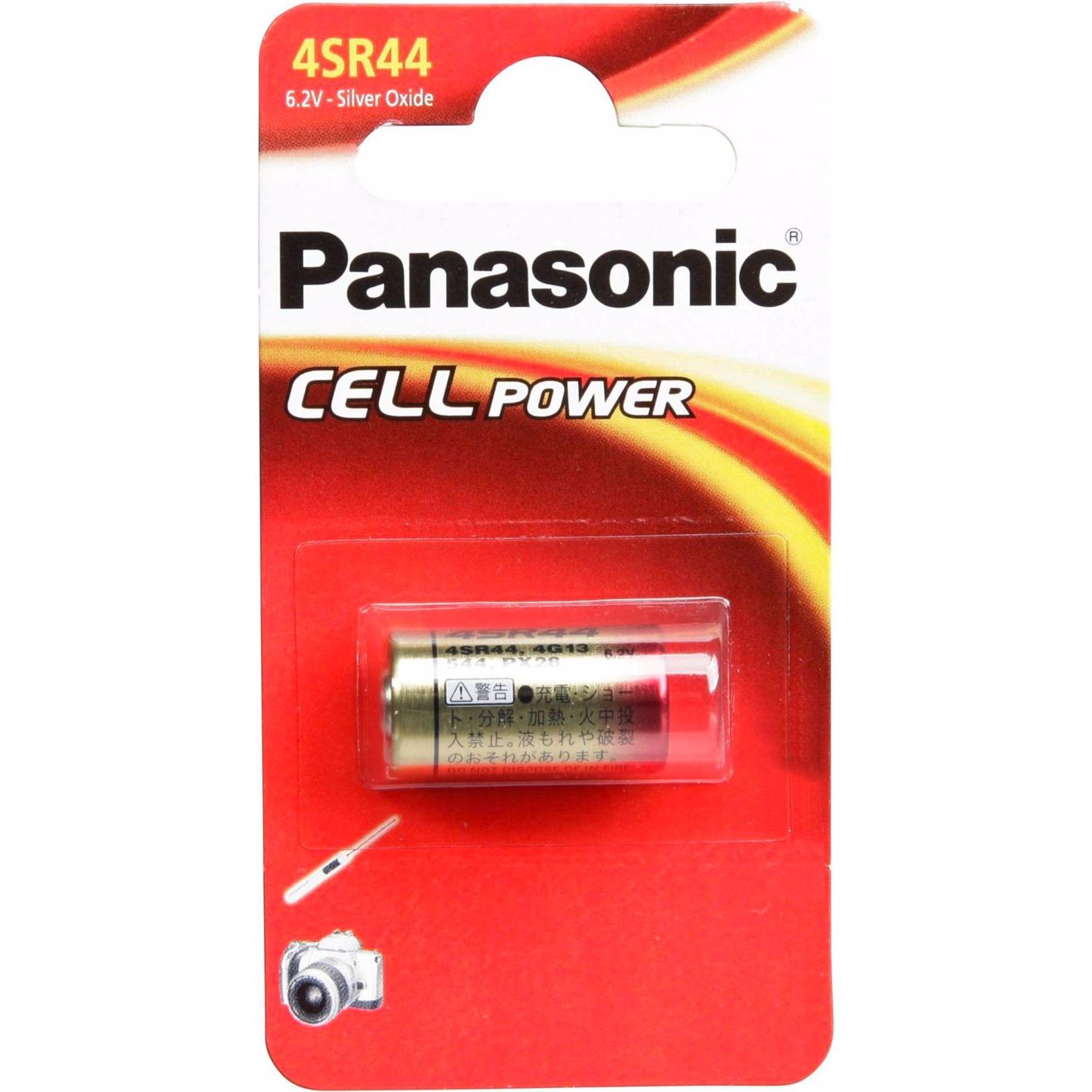 Panasonic Silver Oxide 4SR44 (1 Stk., SR44, 160 mAh), Batterien + Akkus