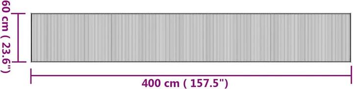 Produktbild vidaXL Teppich (400 x 60 cm)