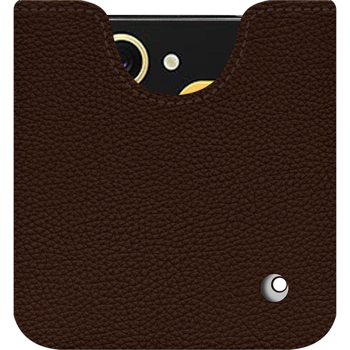 Thumbnail - Noreve Lederschutzhülle (Samsung Galaxy Z Flip6), Smartphone Hülle, Braun
