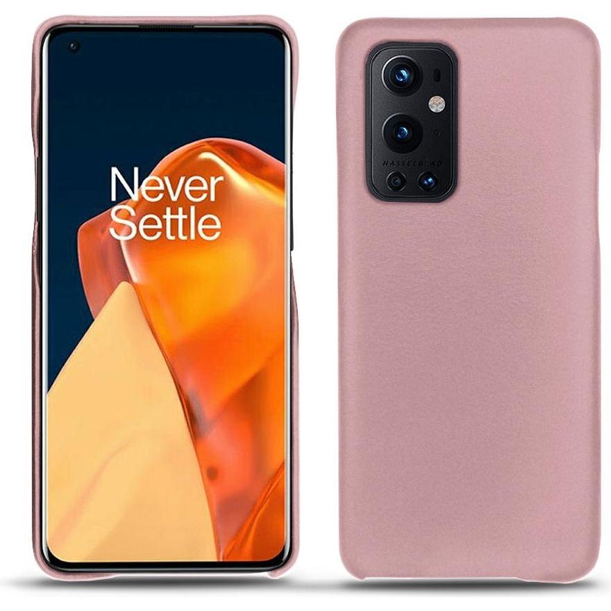 Noreve Lederschutzhülle (OnePlus 9 Pro), Smartphone Hülle, Rosa