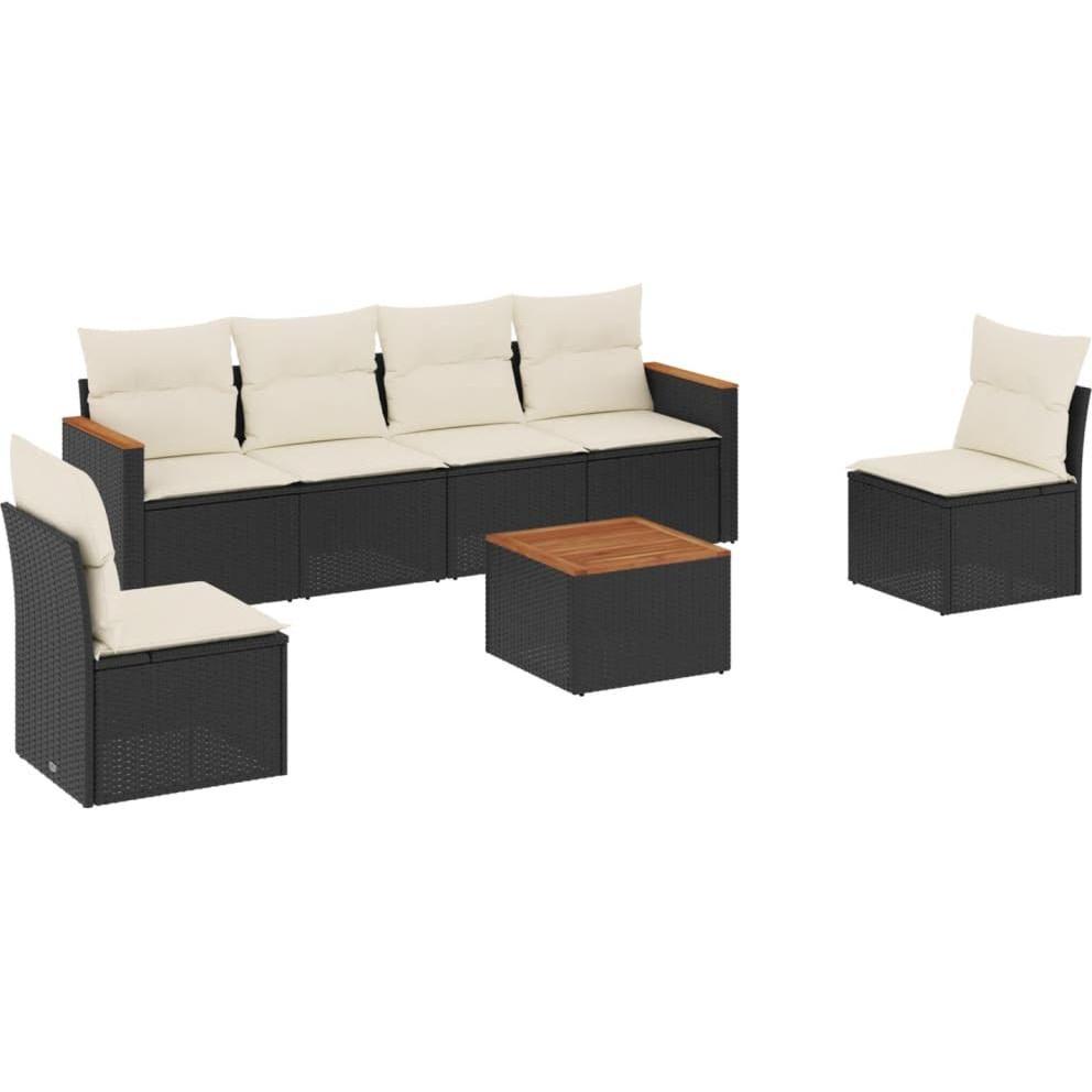VidaXL, Gartenlounge, 10-tlg. Garten-Lounge-Set mit Kissen