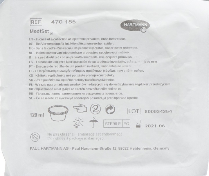Produktbild Mediset Becher 120ml (1 Stk)