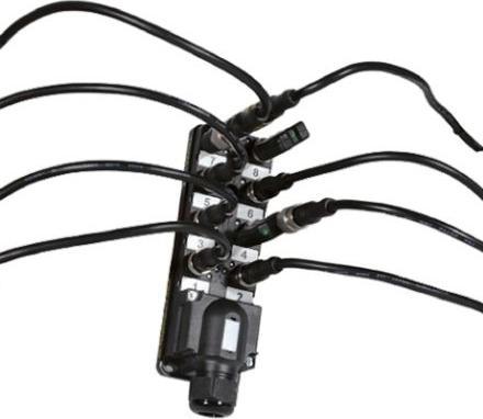 Produktbild ABB Tina 8 A M12 Sensoranschlussklemmenblock