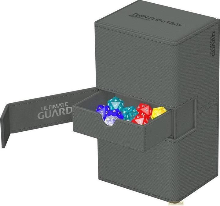 Image du produit Ultimate Guard Twin Flip'n'Tray 200+ XenoSkin Monocolor Gris