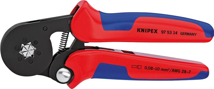 Image du produit Knipex Pince à sertir auto-ajustable pour embouts de câble (180 mm)