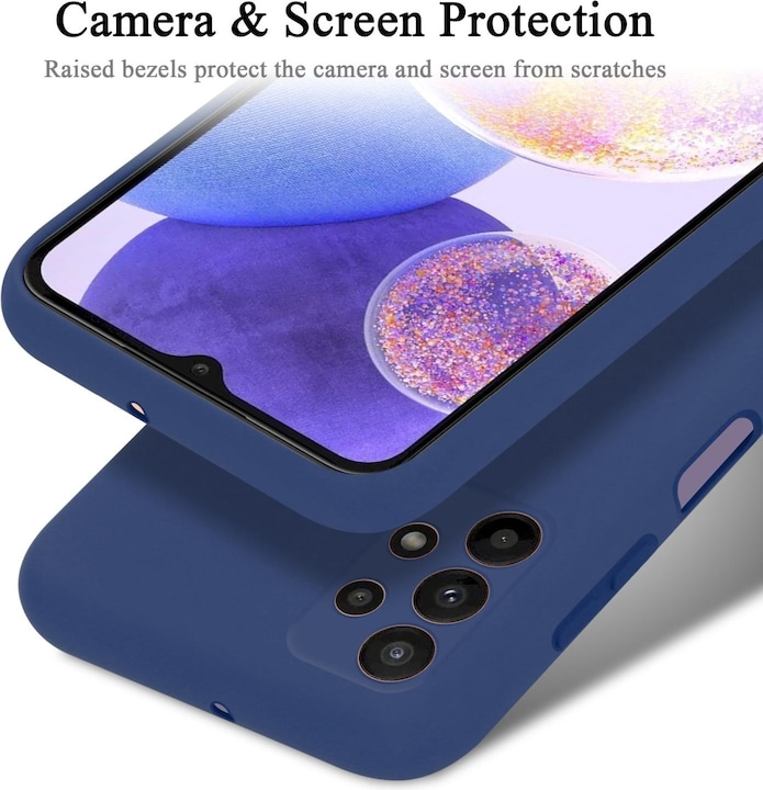 Actual product image Cadorabo TPU Liquid Silicone Case Cover for Samsung Galaxy A23 4G / 5G (Samsung Galaxy A23)
