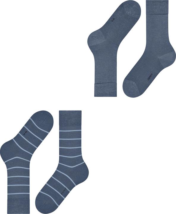 Produktbild Esprit Modern Stripe 2-Pack Baumwollsocken (2er Pack, 39 - 42)