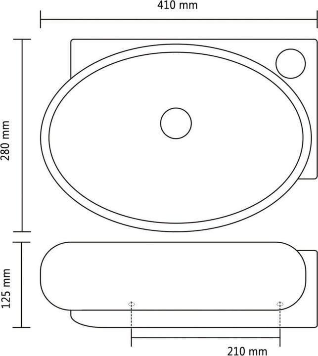 Produktbild vidaXL Kuznetsova (280 mm, 410 mm)