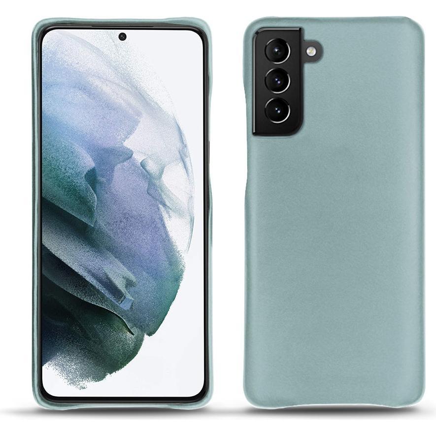 Noreve Lederschutzhülle (Samsung Galaxy S21+), Smartphone Hülle, Blau